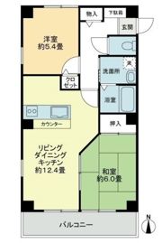 フォブールタウン成合Cの間取り画像