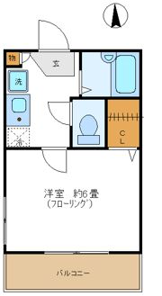 SKYハイムの間取り画像