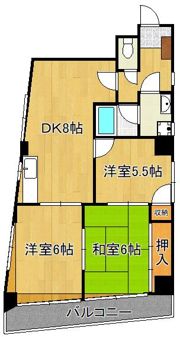 ロジュマン河越の間取り画像