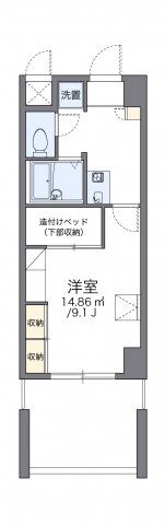 レオパレス三井田の間取り画像