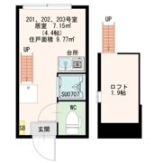 カシミール学芸大前の間取り画像