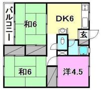 松本マンションの間取り画像