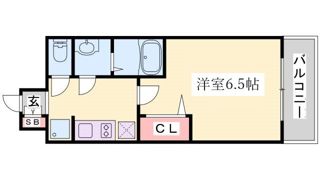 プレサンスTHE神戸の間取り画像