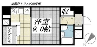 メゾン・ド・ヴィレ東神田の間取り画像