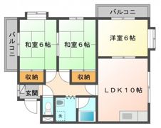 メゾン沖栄の間取り画像