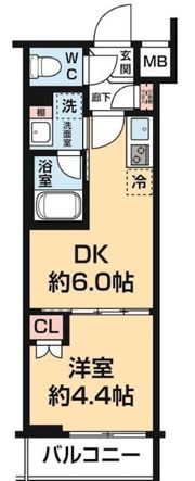 ハーモニーレジデンス中野NORTH ARAIの間取り画像