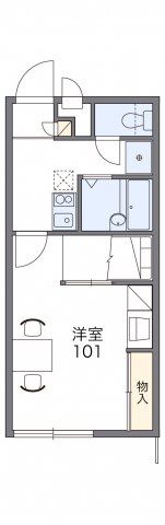 レオパレス古川Ⅱの間取り画像