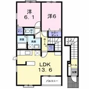 ラフィーネ Bの間取り画像