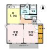 クレストヤマの間取り画像