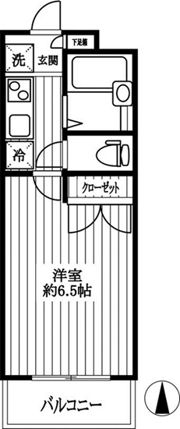エスコート芝浦の間取り画像
