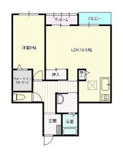 たんぽぽコーポ福岡の間取り画像