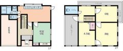桜ヶ丘リノベ戸建の間取り画像
