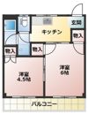 桂マンションⅠの間取り画像