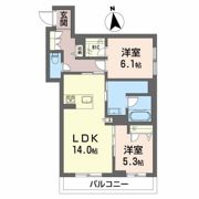 シャーメゾン アトリエールの間取り画像