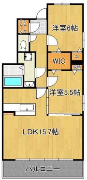 グレイス早川IIの間取り画像