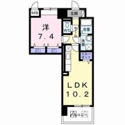 天神 戎 長柄の間取り画像