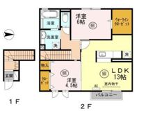 ウエストゥランタン A棟の間取り画像
