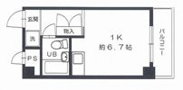 小松コーポ御幸の間取り画像