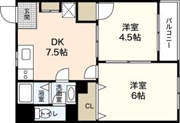 サンハイツ庚午の間取り画像