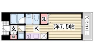 アーバネックス神戸駅前の間取り画像