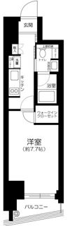 パークリュクス新宿御苑前monoの間取り画像