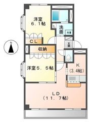 シャンヴィラージュの間取り画像