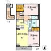 ボヌール N-1の間取り画像