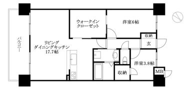 アルファステイツ市駅西の間取り画像