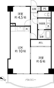 クオーレプロバンス篠崎の間取り画像