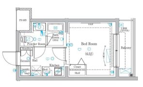 ラフィスタ元町Ⅱの間取り画像