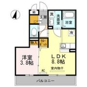 ヴィラコンフォート箕面の間取り画像