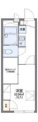レオパレス友六の間取り画像