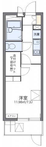 レオパレス暁の間取り画像