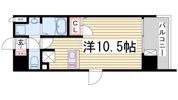 プレサンスKOBEアモーレの間取り画像