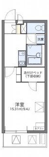 レオパレスイーストビレッジ2の間取り画像