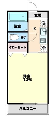 ピーススクエア南内町の間取り画像