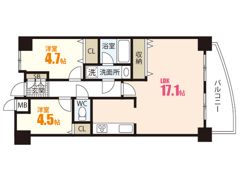 ハイタウン神宮山壱番館の間取り画像