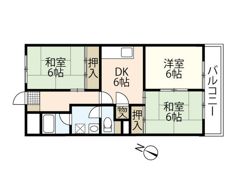 アイレスト牛田早稲田の間取り画像
