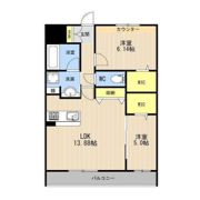 LIBTH大津の間取り画像