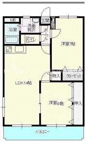 Mクラルテの間取り画像