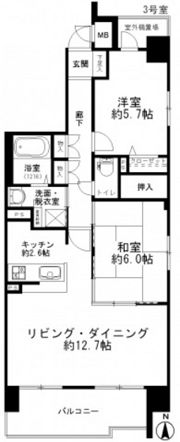 スカールTAKATAの間取り画像