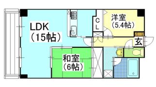 グリーンビレッジ北方の間取り画像