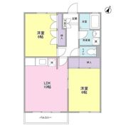 武蔵関マンション5号棟の間取り画像