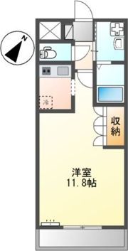 チャーム ツインズ 弐番館の間取り画像