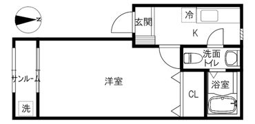 ダフニスの間取り画像