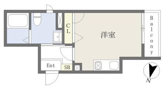 HALE永福 303の間取り画像