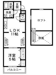 フジパレス 牧野の間取り画像