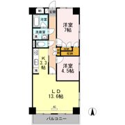 ハイフラットワンの間取り画像