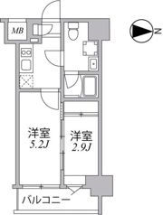 SYFORME住吉の間取り画像