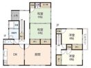 廿日市市地御前北三丁目 賃貸戸建の間取り画像